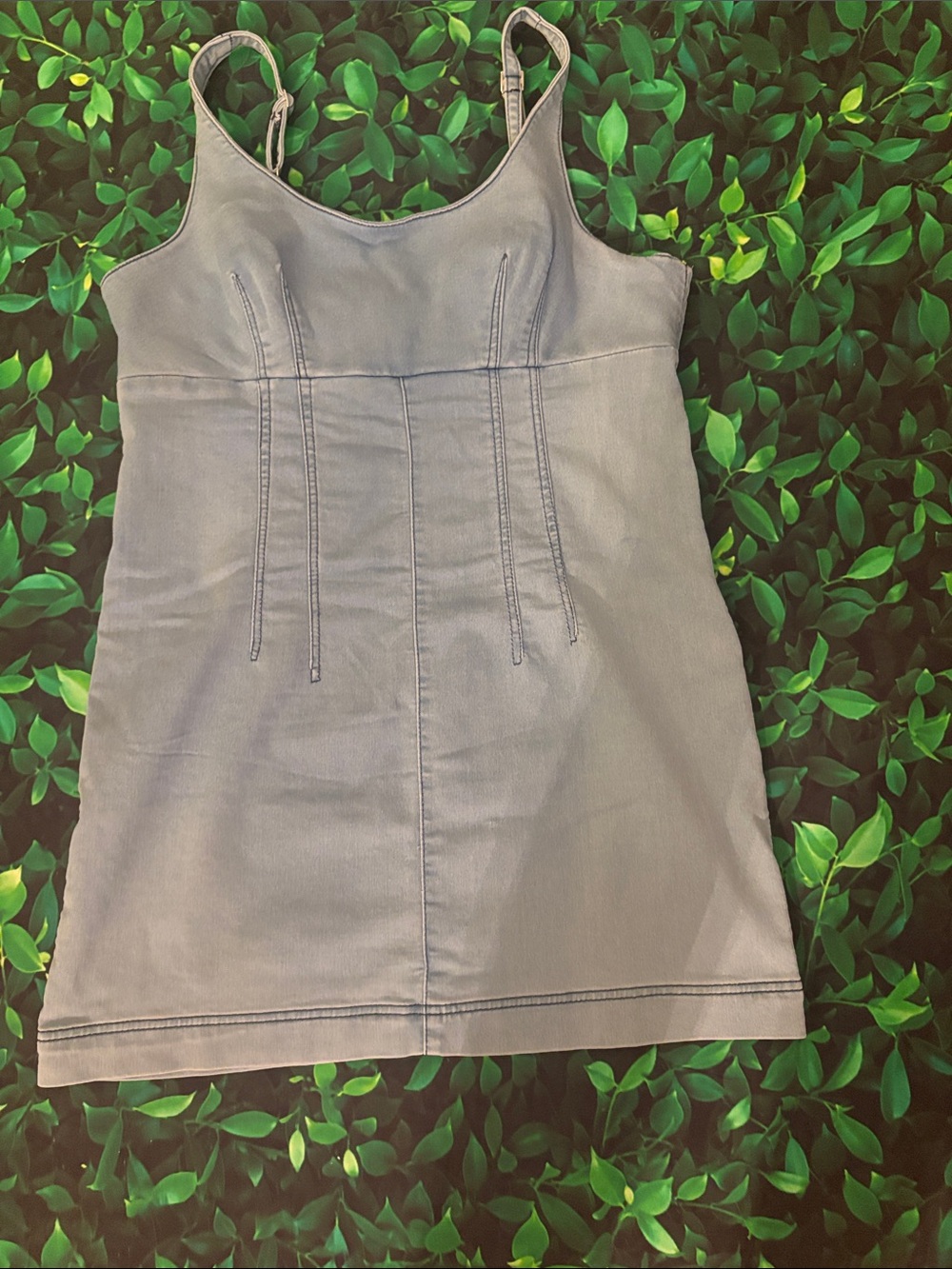 No Boundaries Light Blue Slim Tank Dress